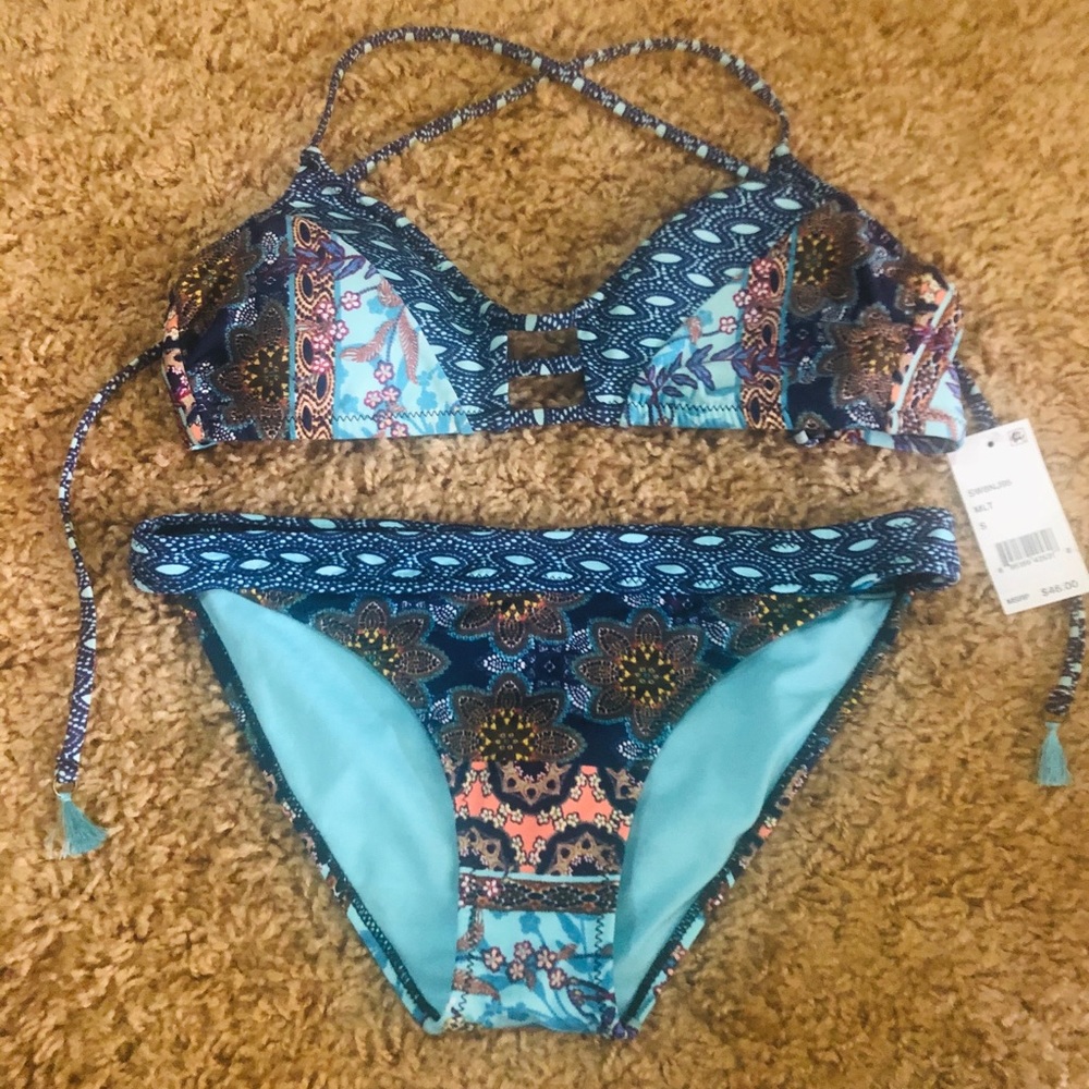 Brand new, Boho, colorful, Sherry bikini.
